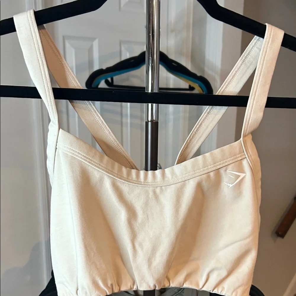 Gymshark Women's Cream Bralette size Medium .